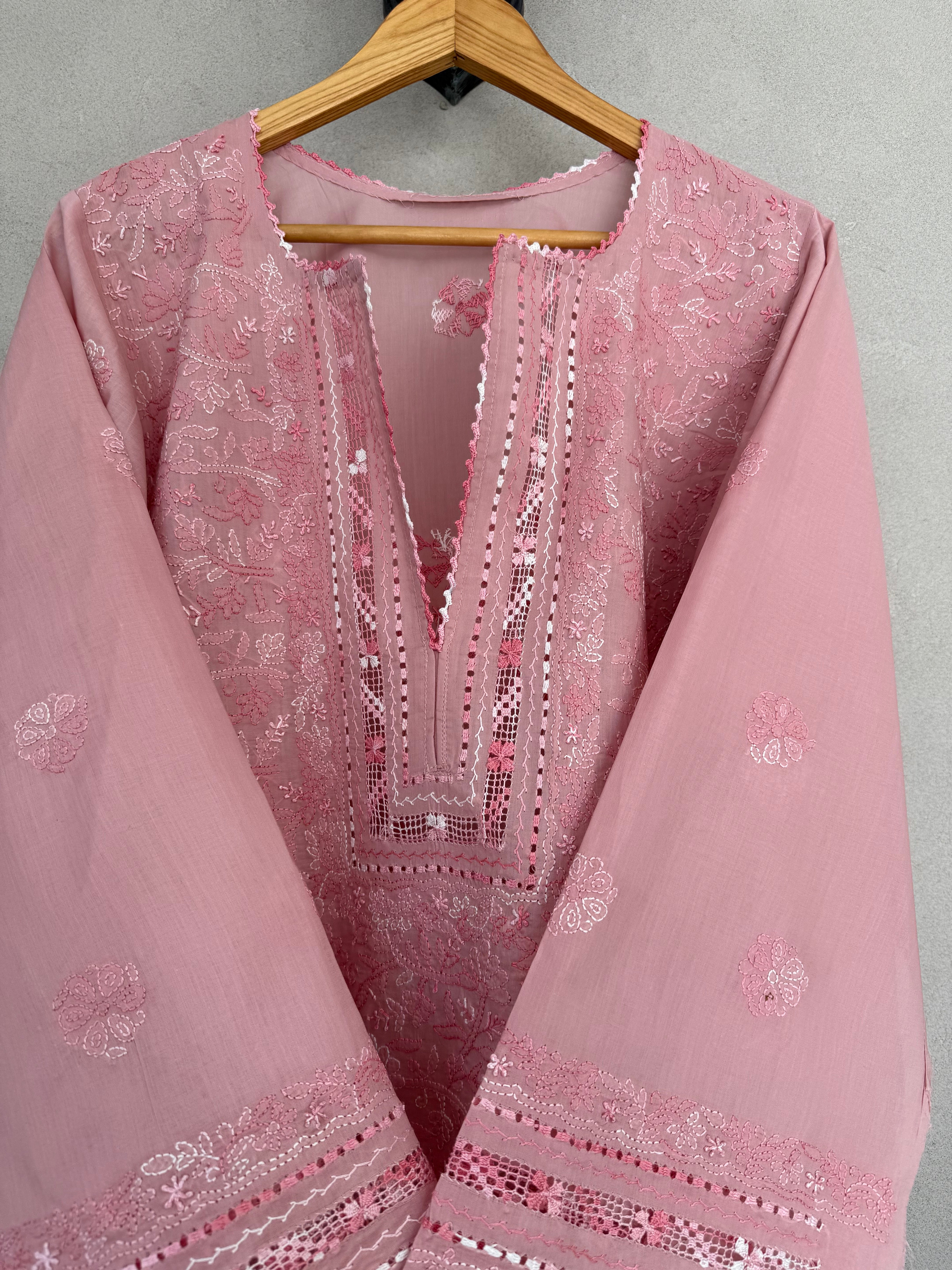 Shaded Pink Tarkashi
