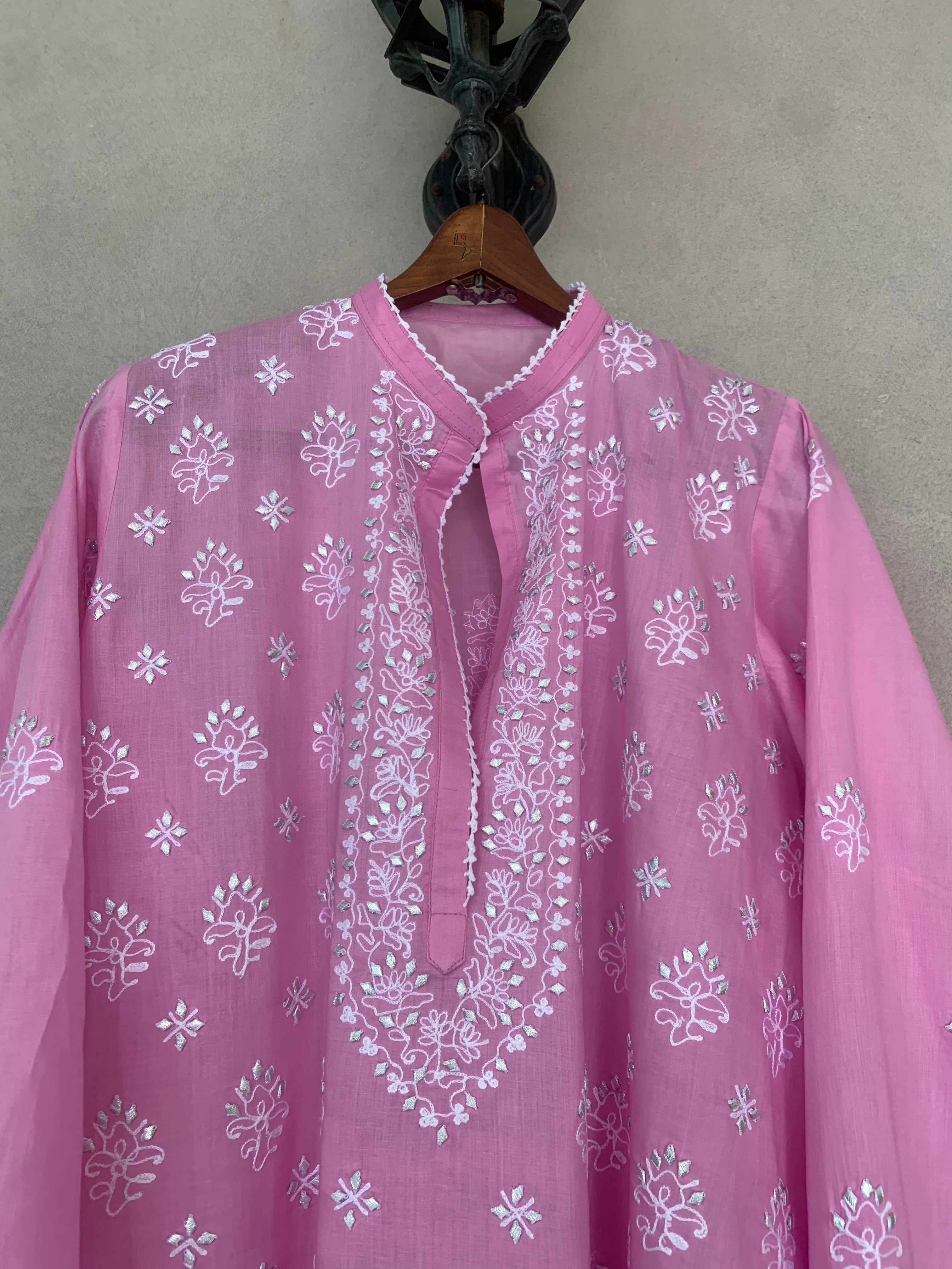 Lilac gota kurta