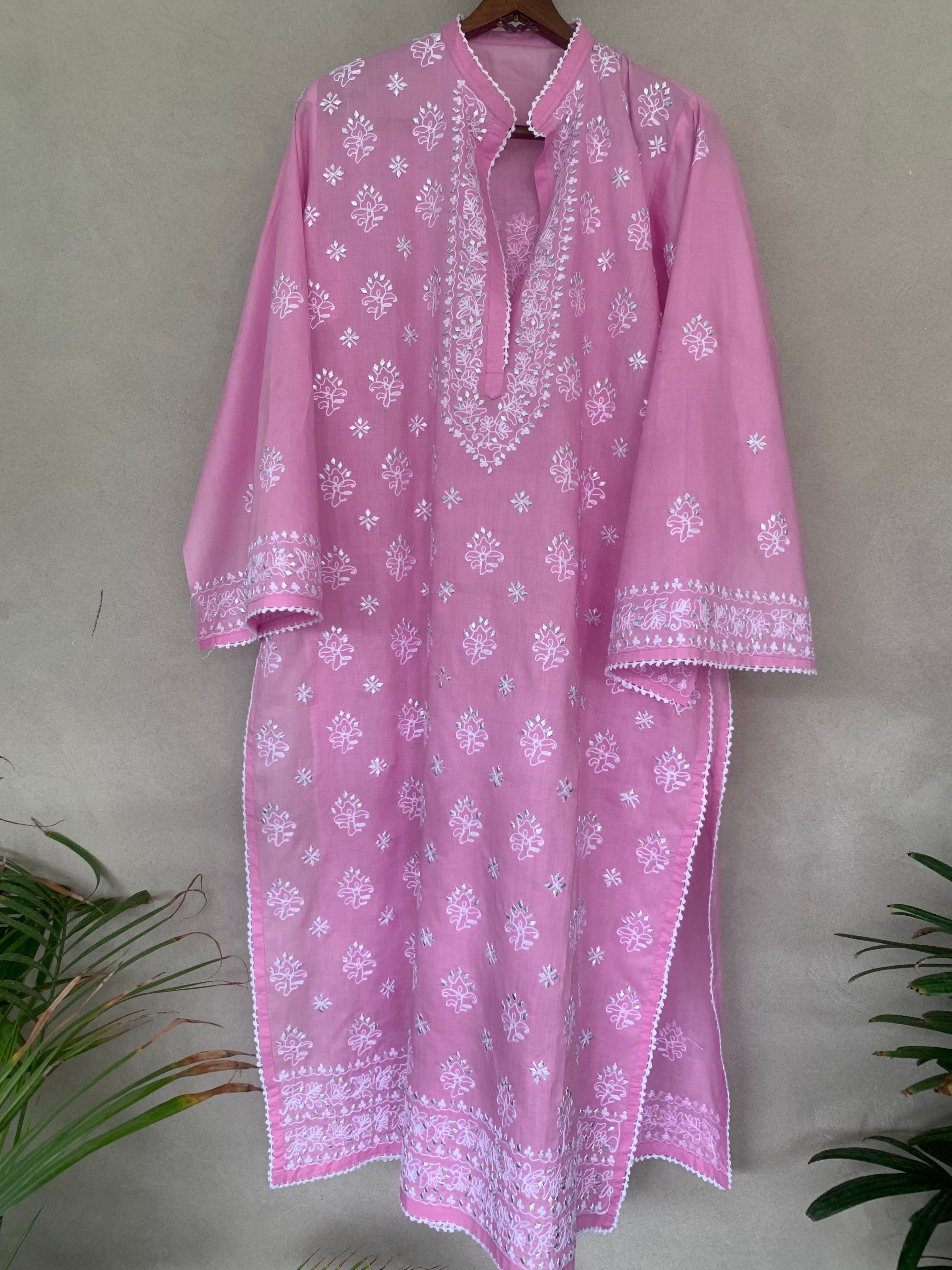 Lilac gota kurta