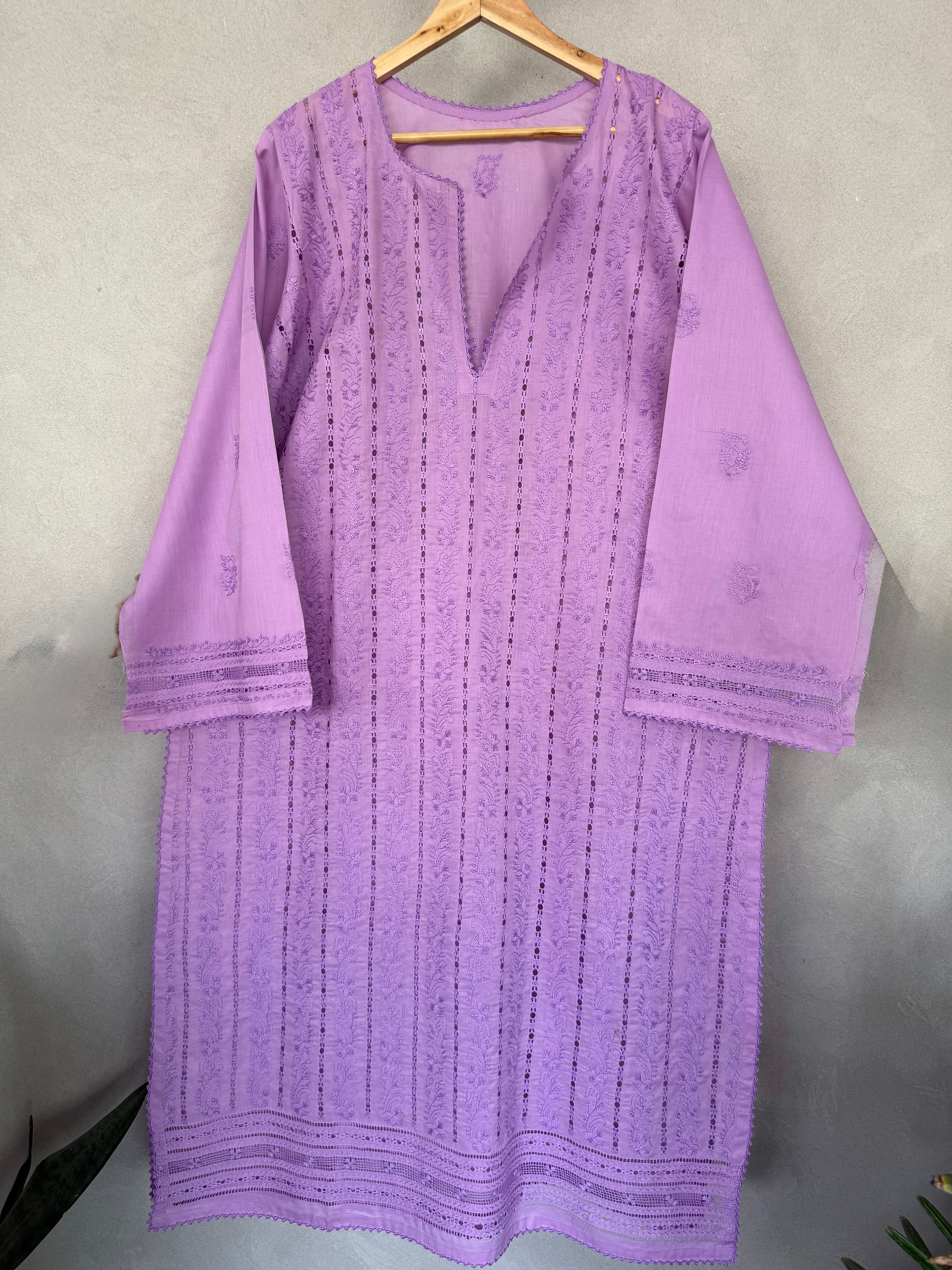 Purple Tarkashi Kurta